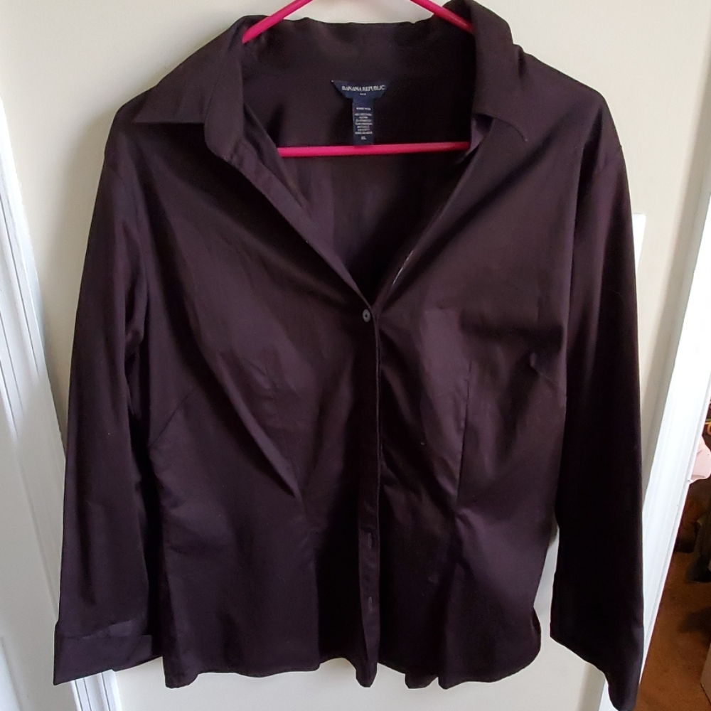Banana republic button up blouse